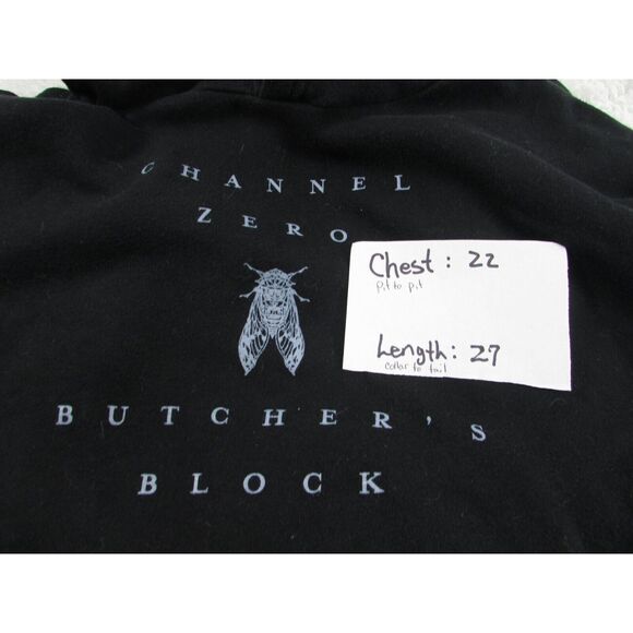 Canvas channel zero butcher's Block black Womens Large hoodie - Picture 5 of 5